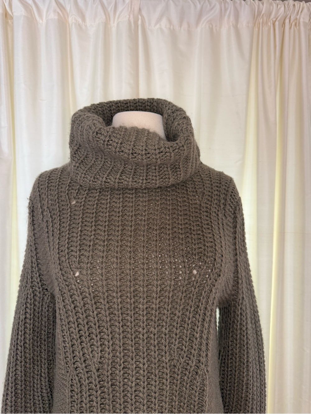 Banana Republic Women’s XS Chunky Turtleneck Sweater Merino Wool Alpaca - Picture 3 of 7